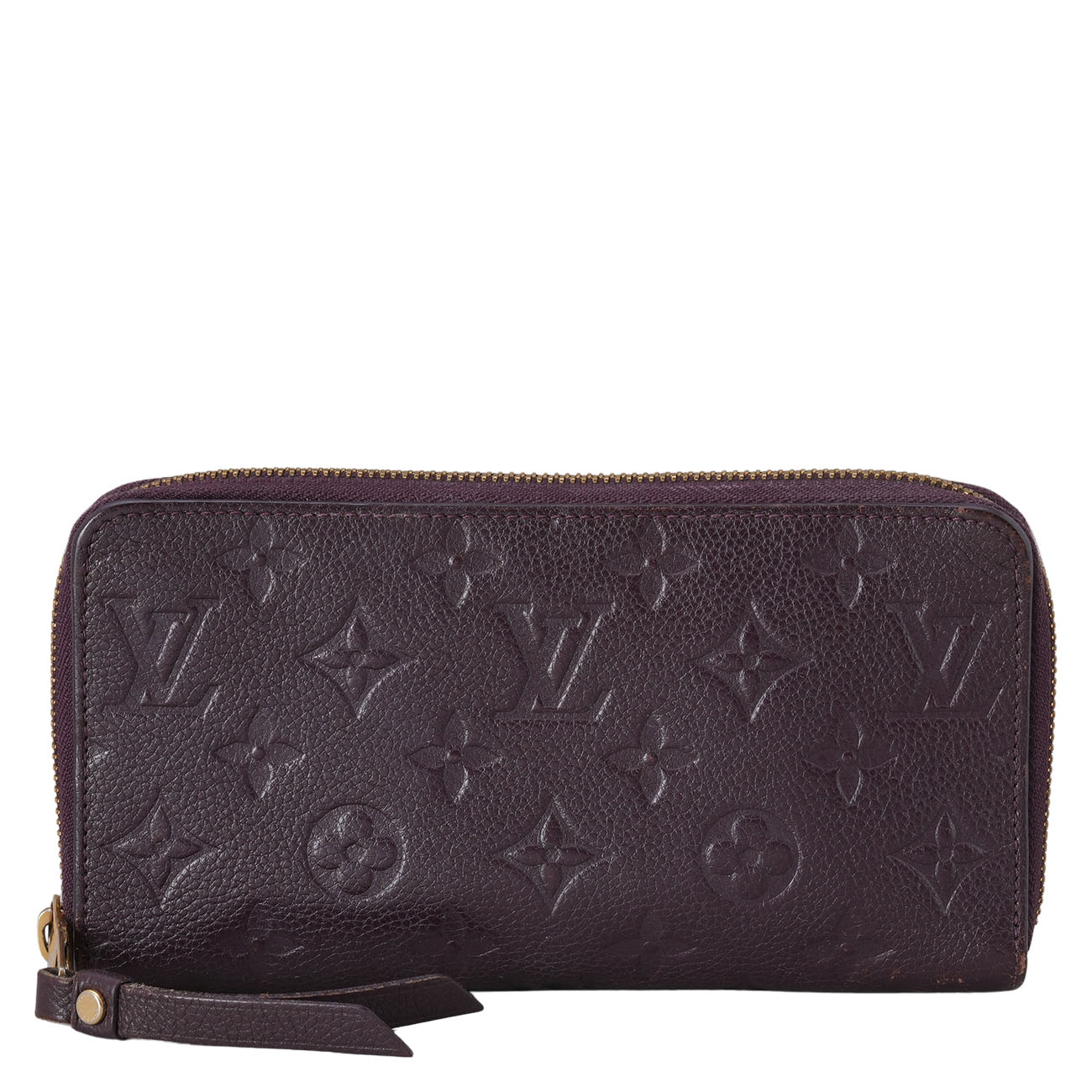 LOUIS VUITTON(USED)루이비통 앙프렝뜨 지퍼 장지갑